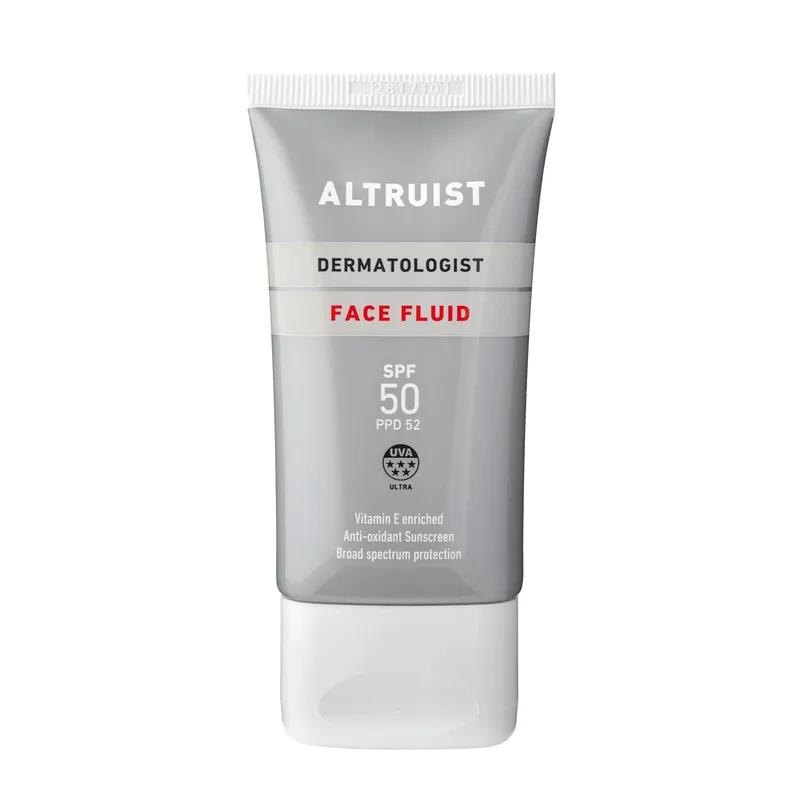 Altruist Dermatologist Face Fluid Sunscreen Ενυδατικό Αντηλιακό Προσώπου SPF50 50ml
