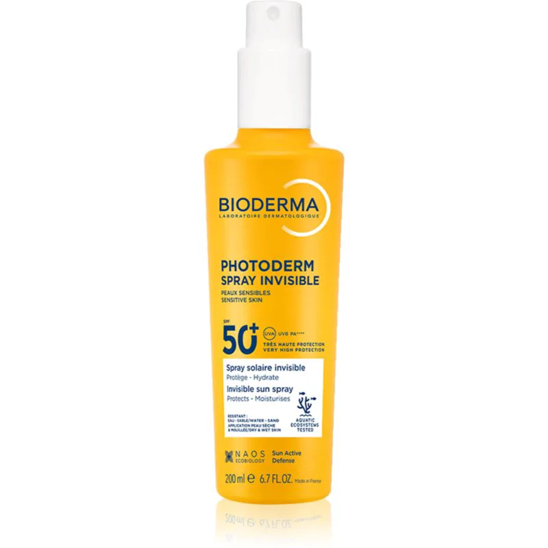 Bioderma Photoderm Invisible Spray SPF50+ αντηλιακό σπρέι SPF 50+ 200 ml