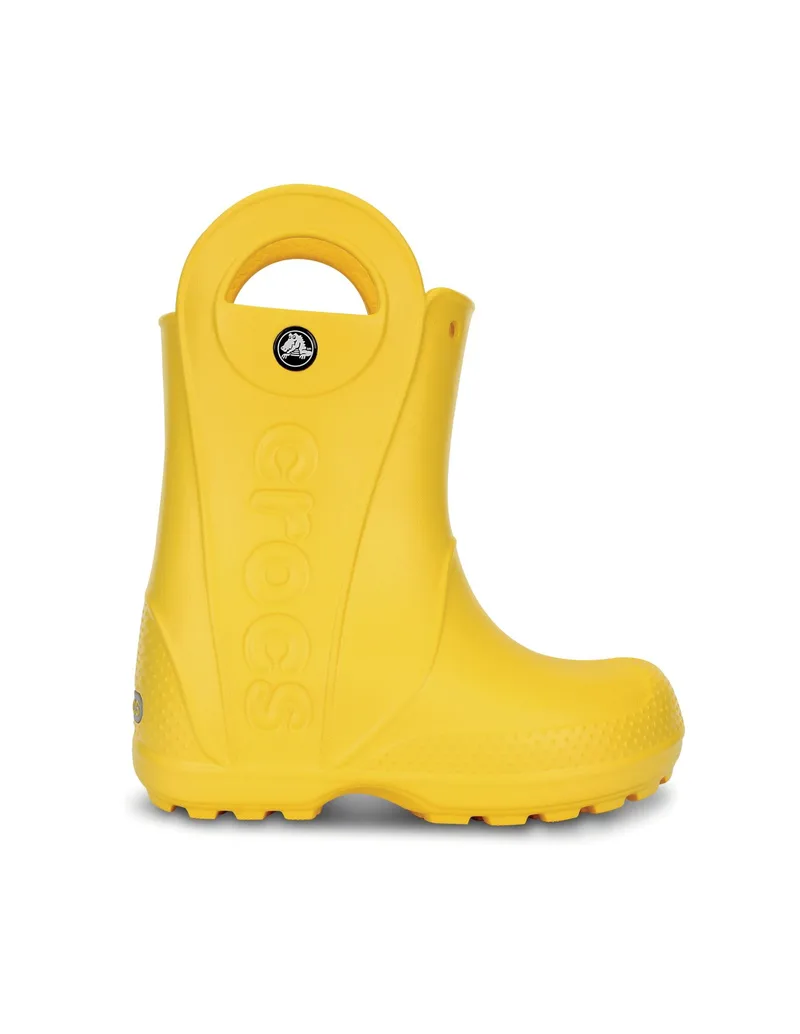Crocs Παιδικές Γαλότσες Handle It Κίτρινες 12803-730