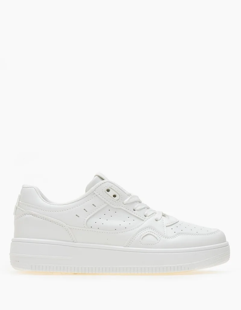 Basic γυναικεία sneakers - Λευκό