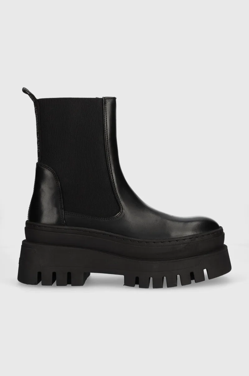 Δερμάτινες μπότες τσέλσι Steve Madden Cassandra