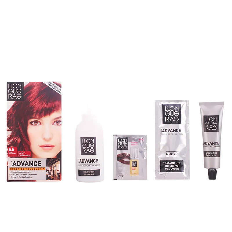 Llongueras Color Advance Hair Color 6.6 Dark Red Intense