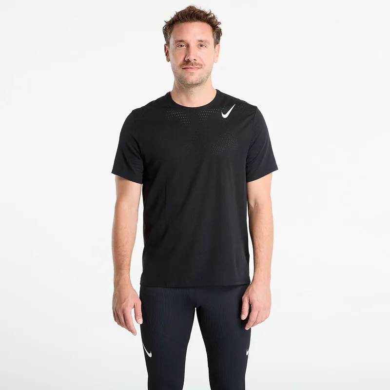 T-shirt Nike AeroSwift Men's Dri-FIT ADV Short-Sleeve Running Top Black/ Summit White S