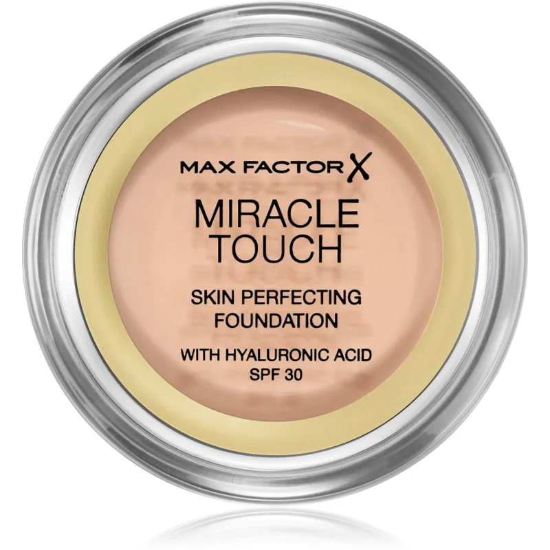 Max Factor Miracle Touch ενυδατικό κρεμώδες μεικ απ SPF 30 απόχρωση 035 Pearl Μπεζ 11,5 γρ