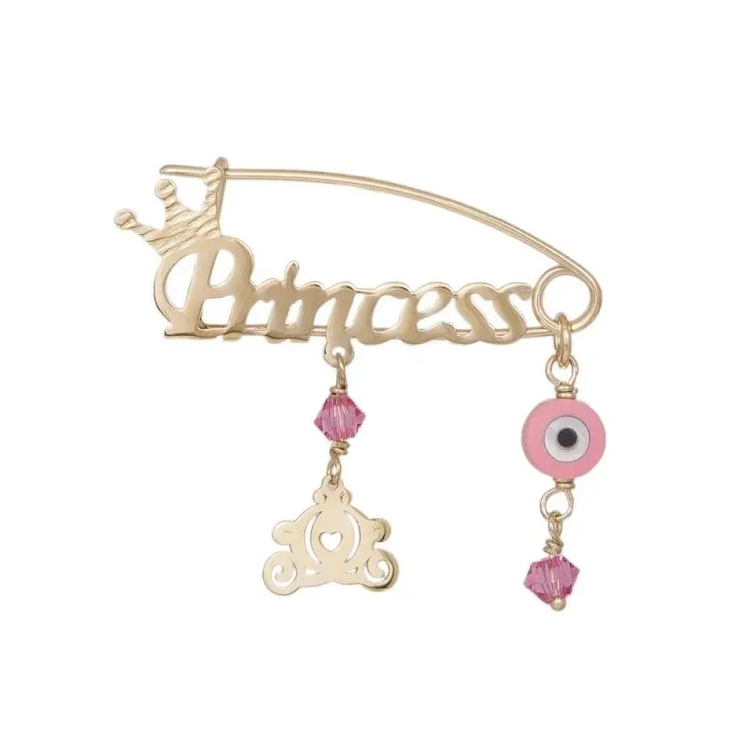 Χρυσή παραμάνα Princess Κ14 με άμαξα 041272 041272 Χρυσός 14 Καράτια