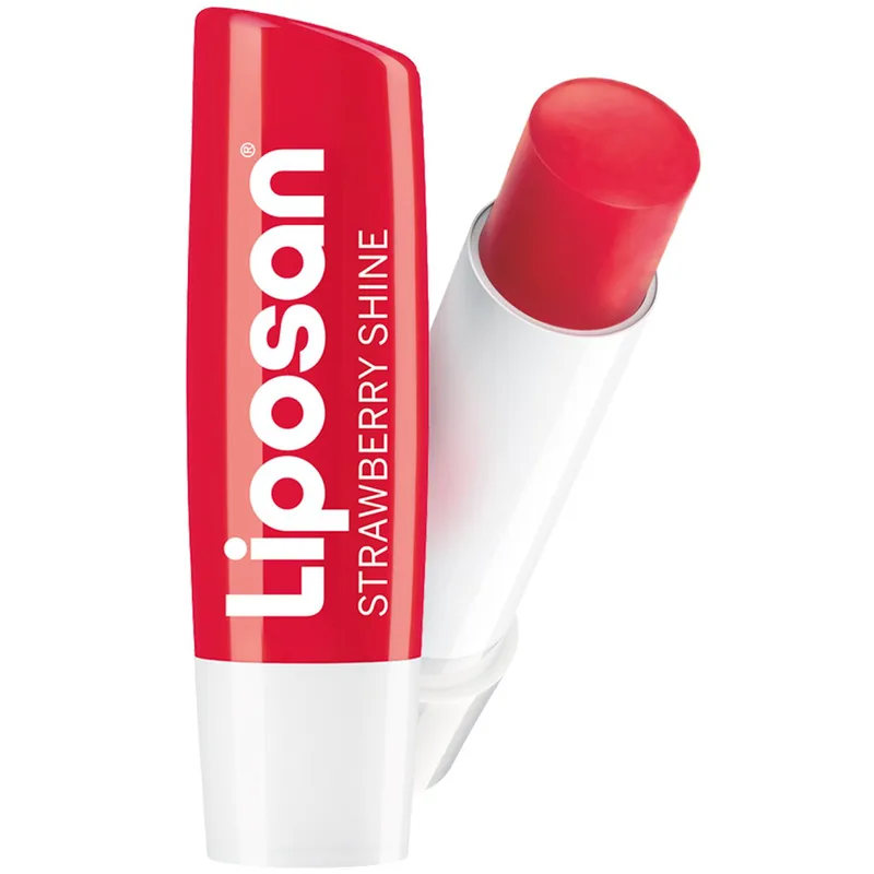 Liposan Strawberry Shine Lip Balm 24h Hydration Βάλσαμο Χειλιών 24ωρης Ενυδάτωσης & Θρέψης με Άρωμα Φράουλα 4.8g