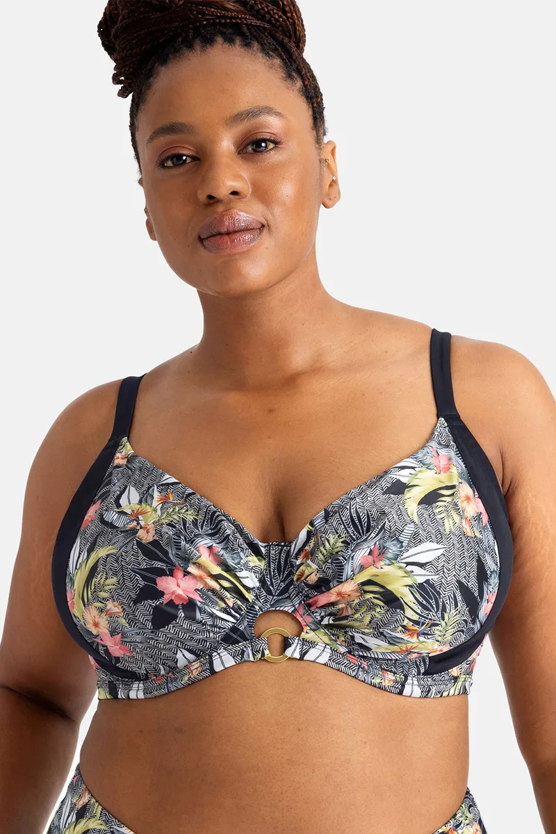 Dorina Eco Γυναικείο μαγιό Bikini Top "Salaga" με μπανέλα (D, E, G, H Cup)-FXBK0017MI010-BK0070