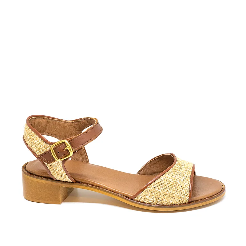 Bigshoes KL0070-09 Δερμάτινo Πέδιλο Ταμπά 5cm