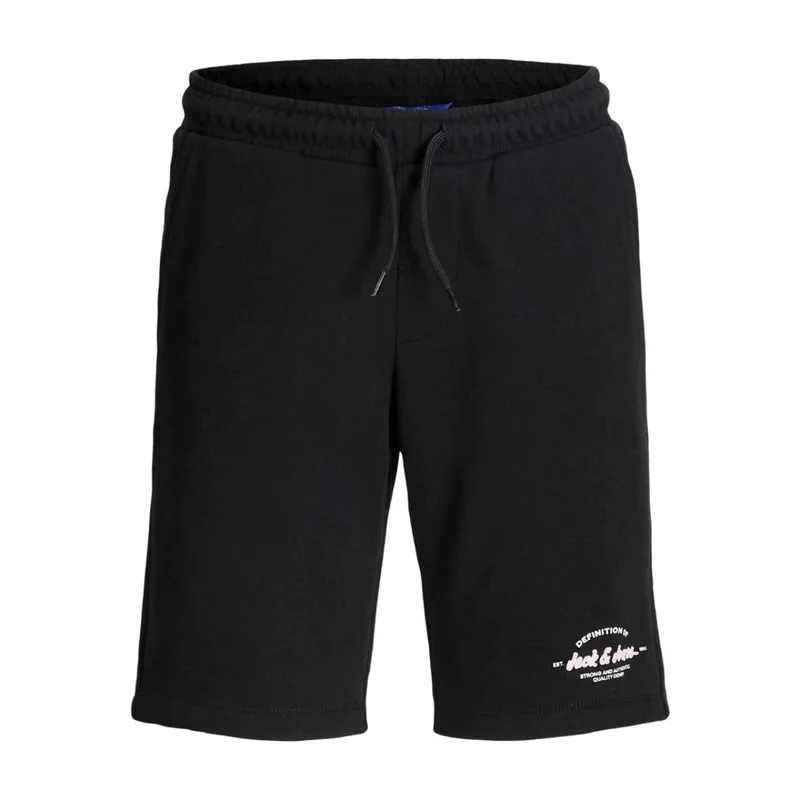 Βερμούδα φούτερ αγόρι Jack & Jones-12292137-Black