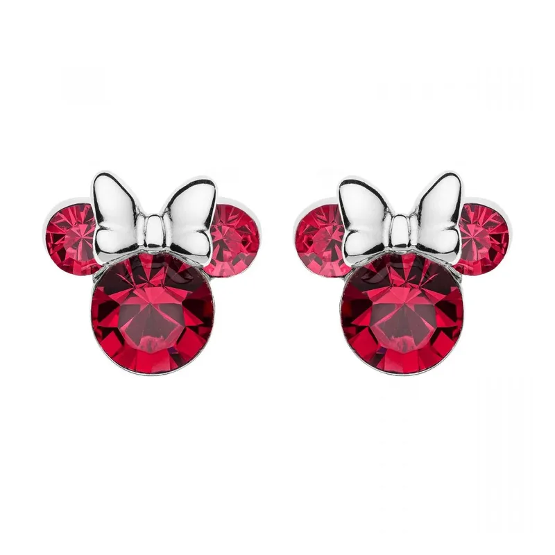 DISNEY Ασημένια Σκουλαρίκια Με τη Minnie Mouse ES00028SJUYL.CS