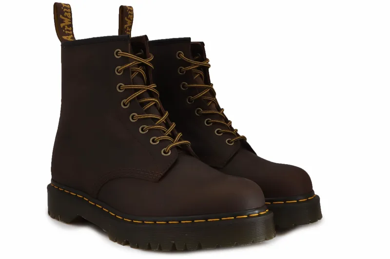 Μποτάκια Dr. Martens 1460 Bex Crazy Horse 27894201-Dark Brown
