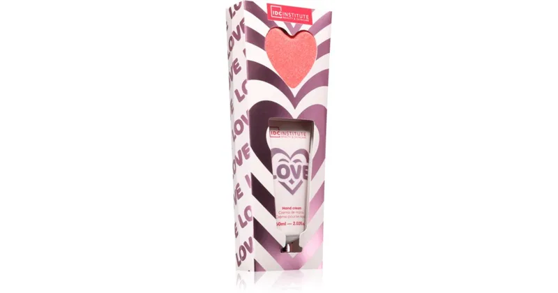 IDC Institute In Love women's gift set hand moisturizing cream 60ml + bath bomb 30g