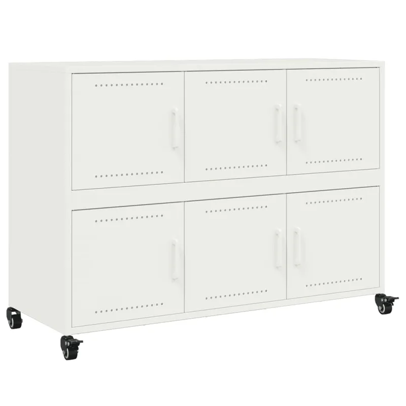 vidaXL Ντουλάπι Ροζ 100,5x39x72 εκ. από Χάλυβα