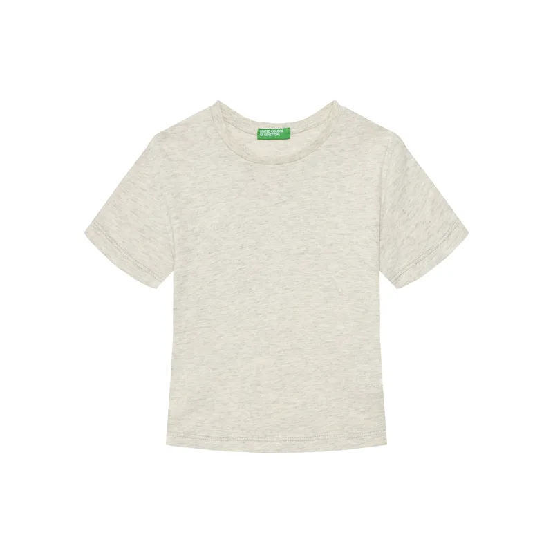 United Colors Of Benetton T-Shirt 3I1XG10IJ Γκρι Regular Fit