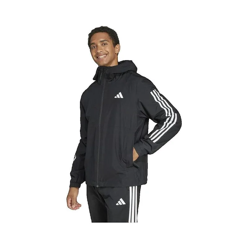 Μπουφάν adidas Veste Essentials 3 Stripes Rain.rdy