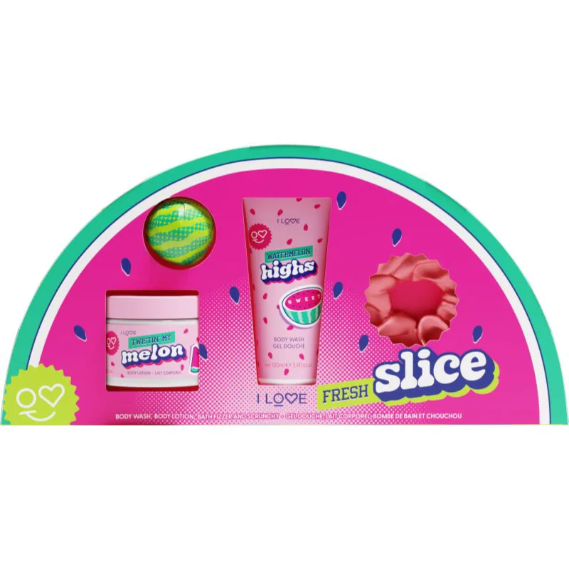 I Love Fresh Slice σετ δώρου για το μπάνιο