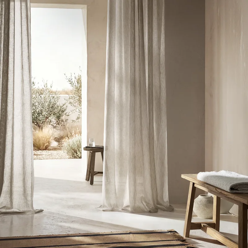 Κουρτίνα με Τρουκς Gofis Home Combe Cloud Grey 20-04-502-3/01 200x280