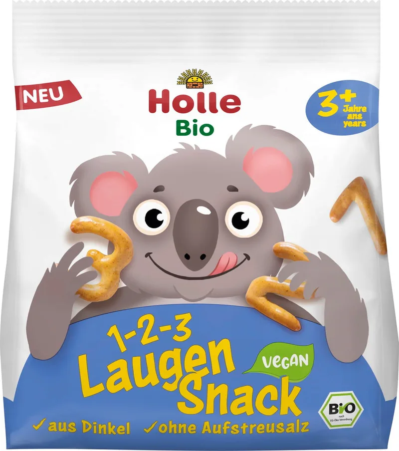 Holle Pural Snack Pretzel 1-2-3 Spelt From 3 Years 80g