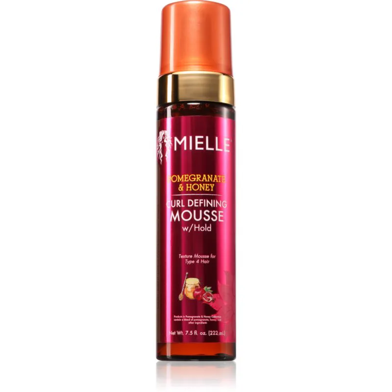 Mielle Pomegranate & Honey στάιλινγκ αφρός για ορισμό και σχήμα στο χτένισμα για σγουρά μαλλιά 222 ml