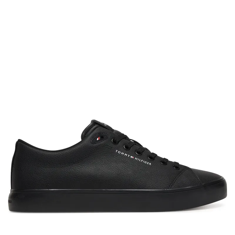 Αθλητικά Tommy Hilfiger Th Hi Vulc Core Low Lth Ii Ess FM0FM05511 Μαύρο