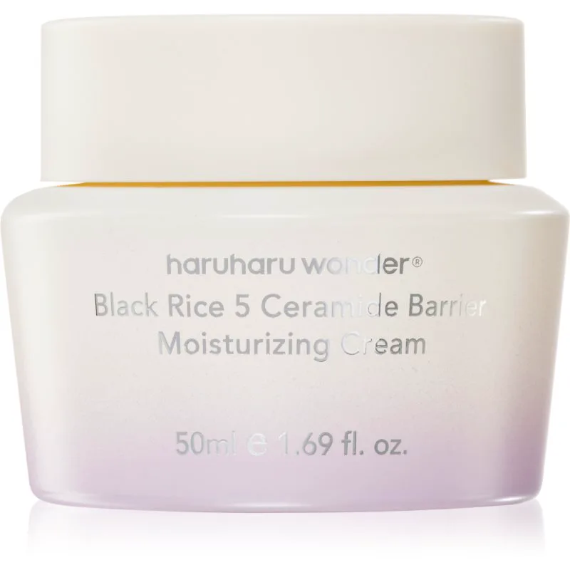 Haruharu Wonder Black Rice 5 Ceramide Barrier Moisturizing Cream Κρέμα εντατικής φροντίδας για την ανάπλαση δερματικού φραγμού 50 ml