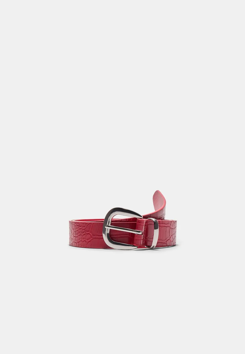 Stradivarius Βασική Ζώνη Κόκκινο 90