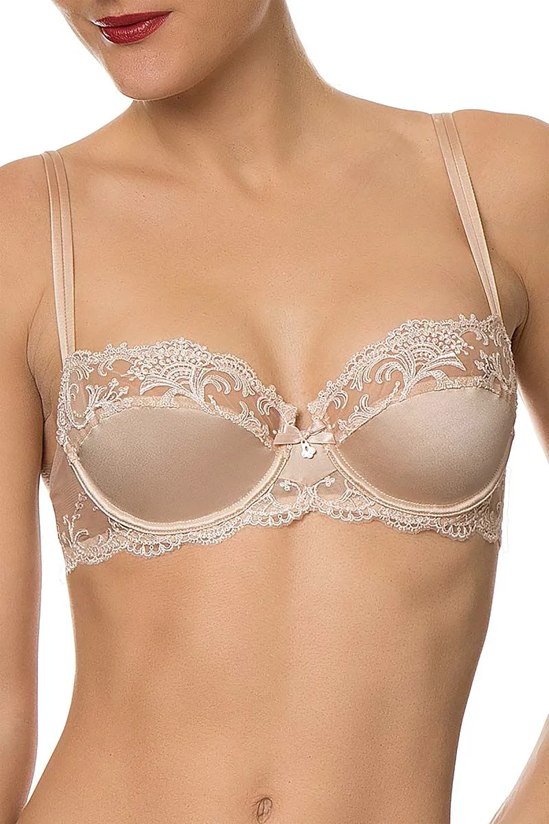 Antigel by Lise Charmel γυναικείο σουτιέν half cup με δαντέλα Cup D - ACC3080D Μπεζ