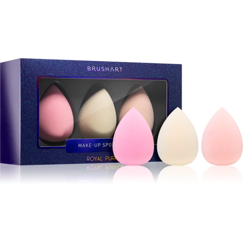 BrushArt Make-up Sponge Set σφουγγαράκι για μεικ απ ROYAL PURPLE