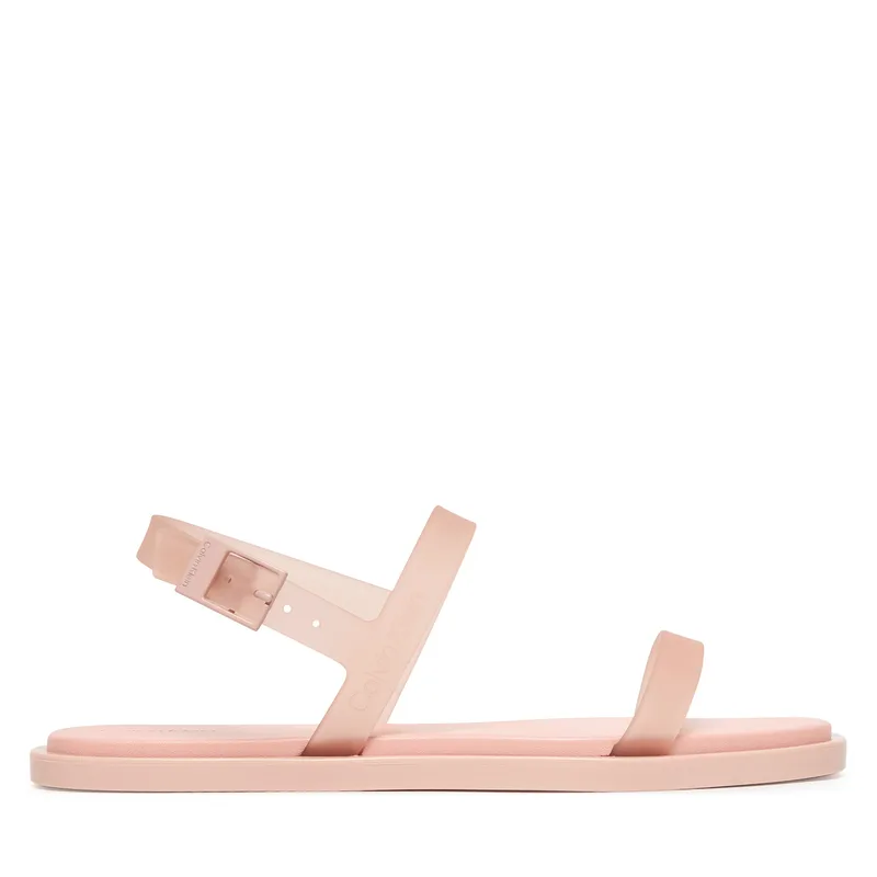 Σανδάλια Calvin Klein Jelly Sandal Sling Mat Tran Tpu HW0HW02969 Μπεζ