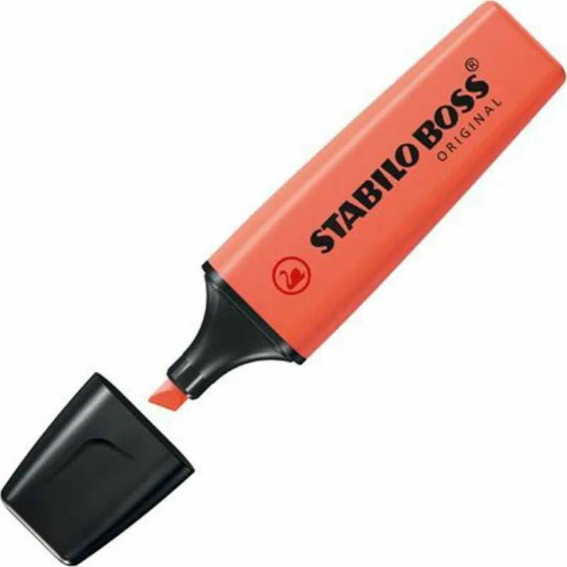 ΥΠΟΓΡΑΜΜΙΣΤΙΚΟ STABILO BOSS PASTEL 70/140 CORAL RED