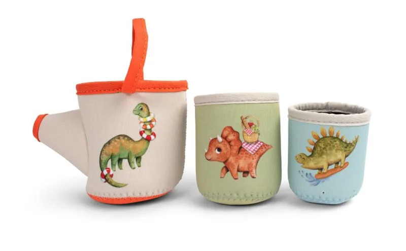 Filibabba – Neoprene Βath Τoys – Dino Activity Cups
