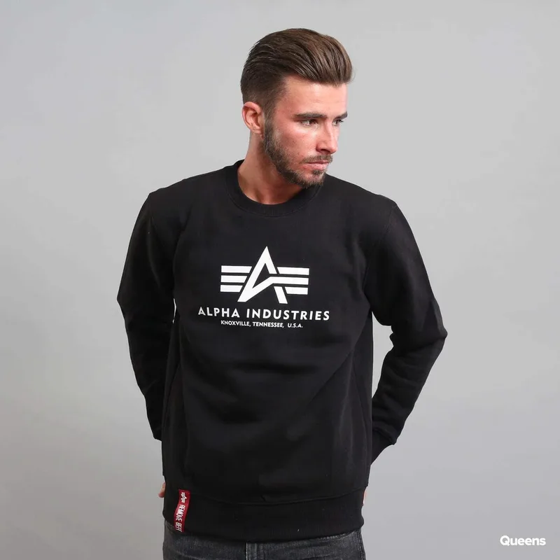 Φούτερ Alpha Industries Basic Hoody Small Logo II Black XL