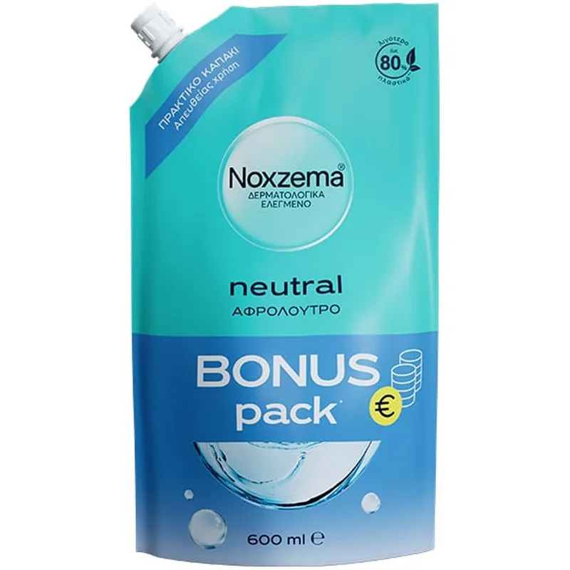 Noxzema Neutral Protect Showergel Αφρόλουτρο με Προβιταμίνη Β5 για Αίσθηση Προστασίας & Ενυδάτωσης Refill 600ml