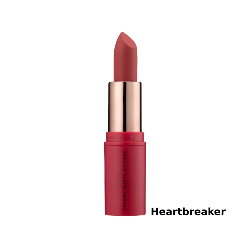 MUA Creamy Matte Lipstick Heartbreaker