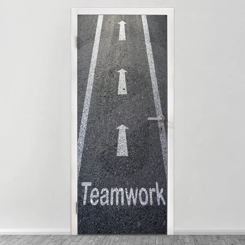 Αυτοκολλητο Πορτας TEAMWORK