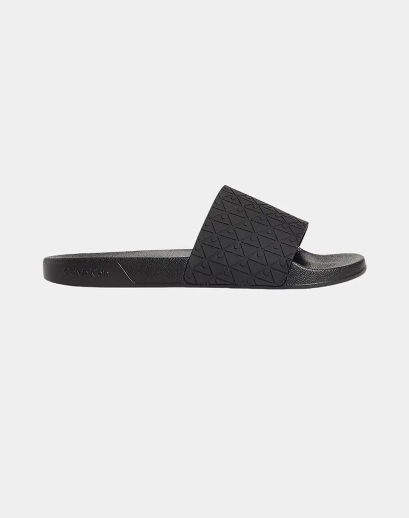 CALVIN KLEIN ESS SLIDE PU AOP HM0HM02110-0GT Black