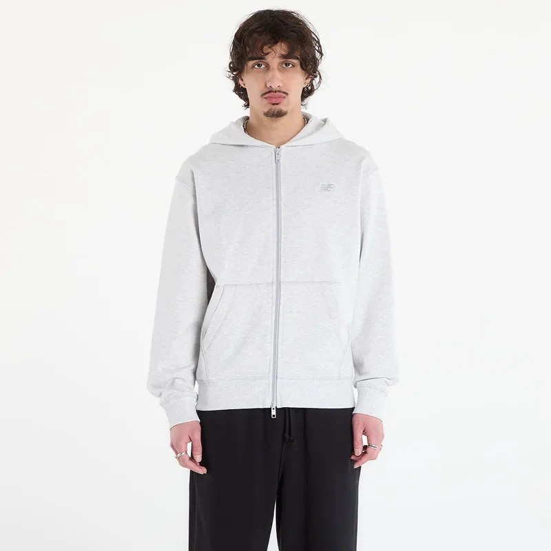 Φούτερ New Balance Athletics French Terry Full Zip Ash Heather S