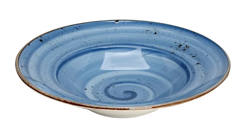 Πιάτο Σπαγγέτι Πορσελάνης Terra Blue ESPIEL 27εκ. TLF120K6 (Σετ 6 Τεμάχια) (Υλικό: Πορσελάνη, Χρώμα: Μπλε, Μέγεθος: Μεμονωμένο) - ESPIEL - TLF120K6