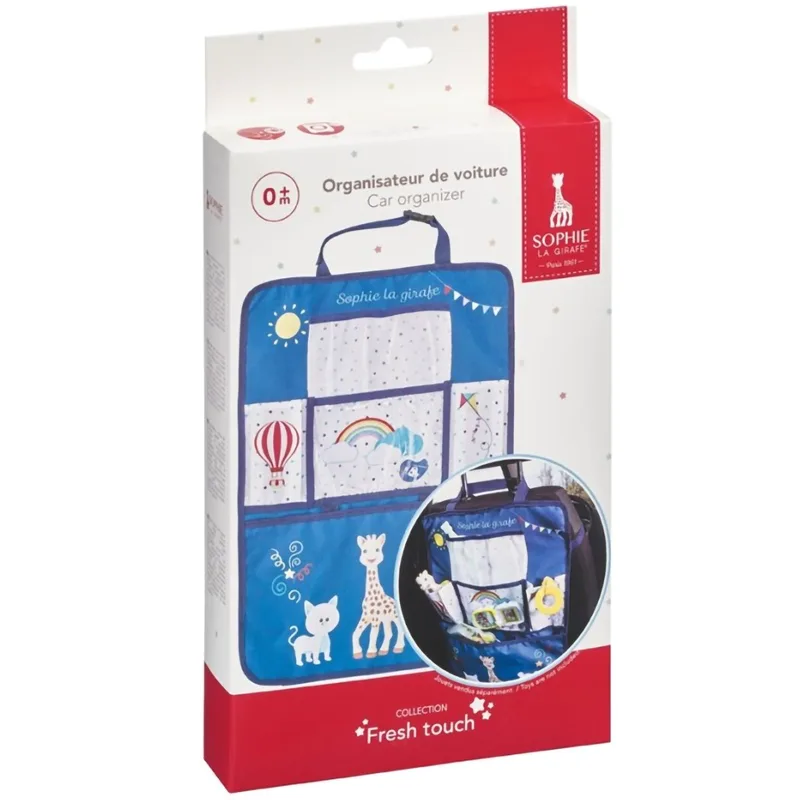 Sophie La Girafe Car Organizer 70x42cm Κωδ 470228 Θήκη Οργάνωσης Αυτοκινήτου 0m+, 1 Τεμάχιο