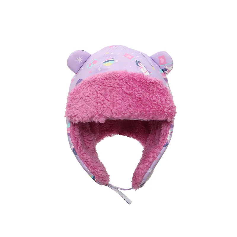 Αδιάβροχο Σκουφάκι Fleece-Sherpa 2-4 Χρονών Trapper Hat Unicorn Flapjackkids FJKTH736M (Ύφασμα: Fleece, Χρώμα: Φούξια) - FlapJackKids - FJKTH736M