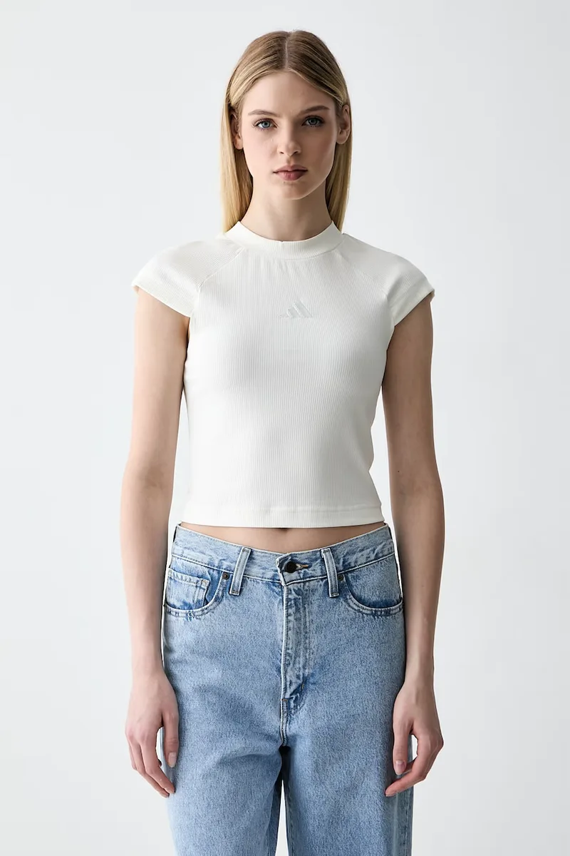 adidas basic t-shirt γυναικείο με μοντάλ