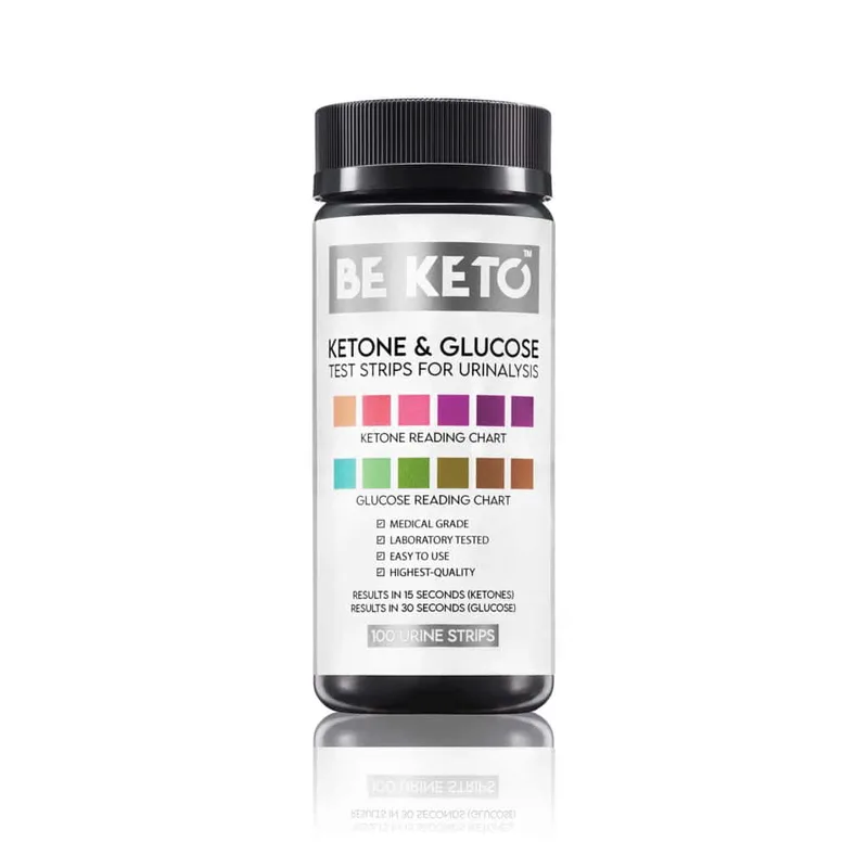 Beketo Ταινίες Strips Κετονών &amp; Γλυκόζης Αίματος (100τμχ)