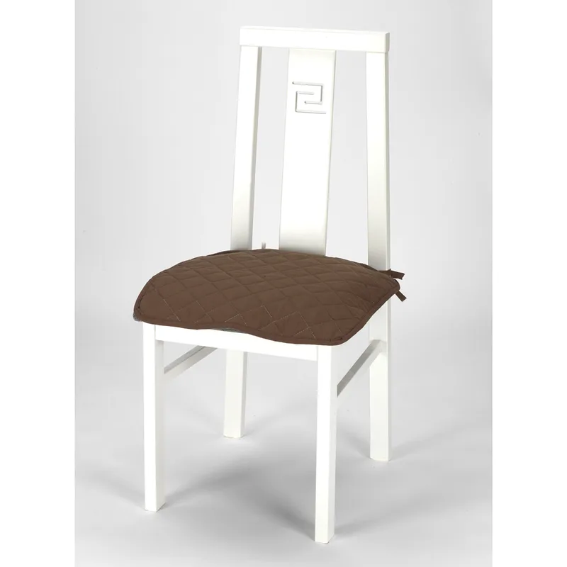 Σετ (6 Τμχ) Καλύμματα-Καπάκια Καρέκλας Universal Quilt - C/3 Καφέ -10+ Χρώματα Διαθέσιμα-Καλύμματα Σαλονιού