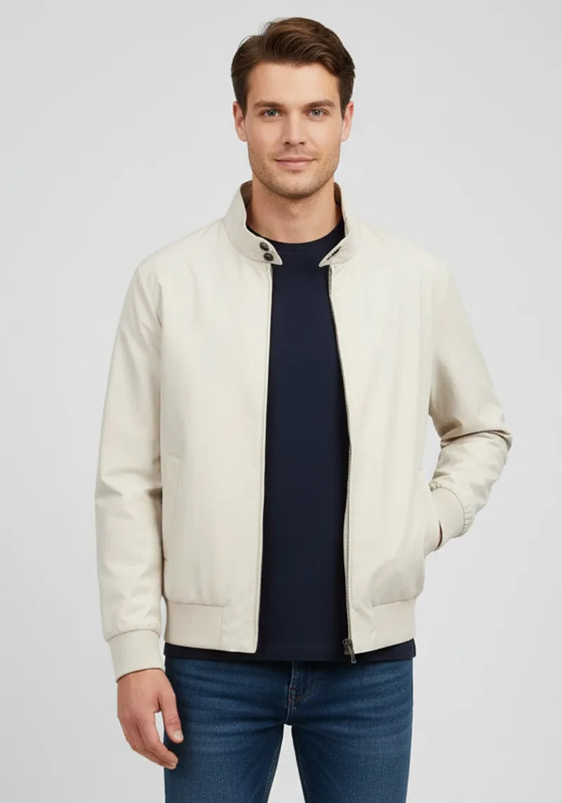 Fynch Hatton Jacket της σειράς Light Blouson - 1502 2602 834 Stone