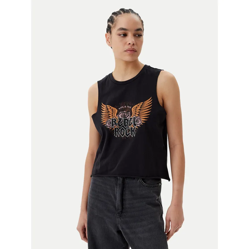 Noisy May Τοπ Rebel 27034002 Μαύρο Oversize