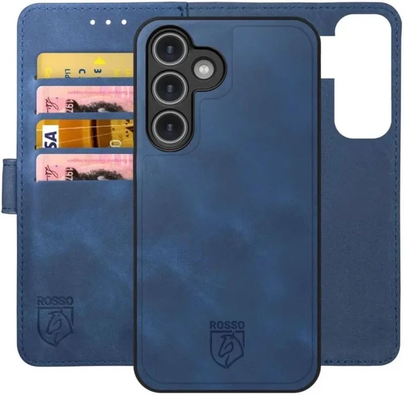 PU Θήκη Πορτοφόλι - Samsung Galaxy S24 Plus - Κόκκινο Element 2 in 1 - Blue (8719246427701)