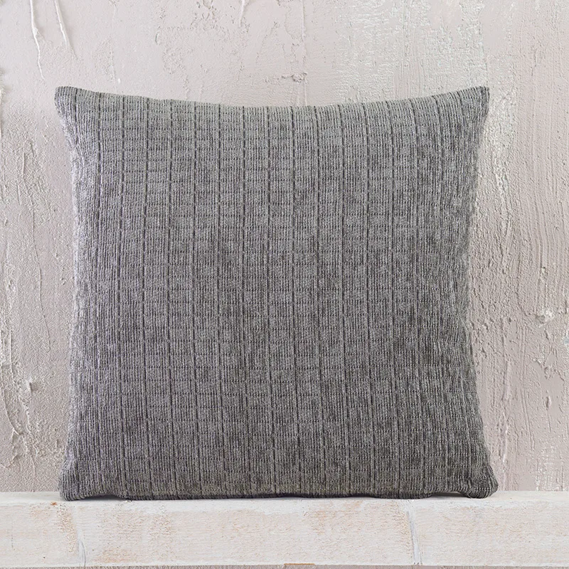 Διακοσμητική Μαξιλαροθήκη 40X40 Rythmos Corvet Γκρι (40x40)
