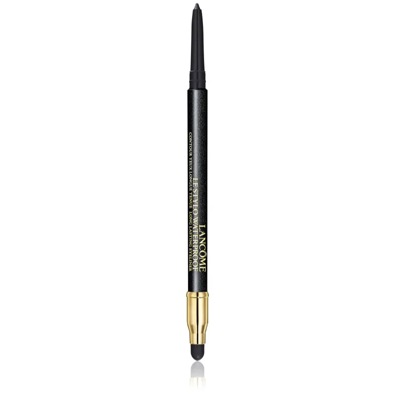 Lancôme Le Stylo Waterproof αδιάβροχο μολύβι για τα μάτια υψηλού χρωματισμού απόχρωση 01 Noir Onyx 0.4 γρ