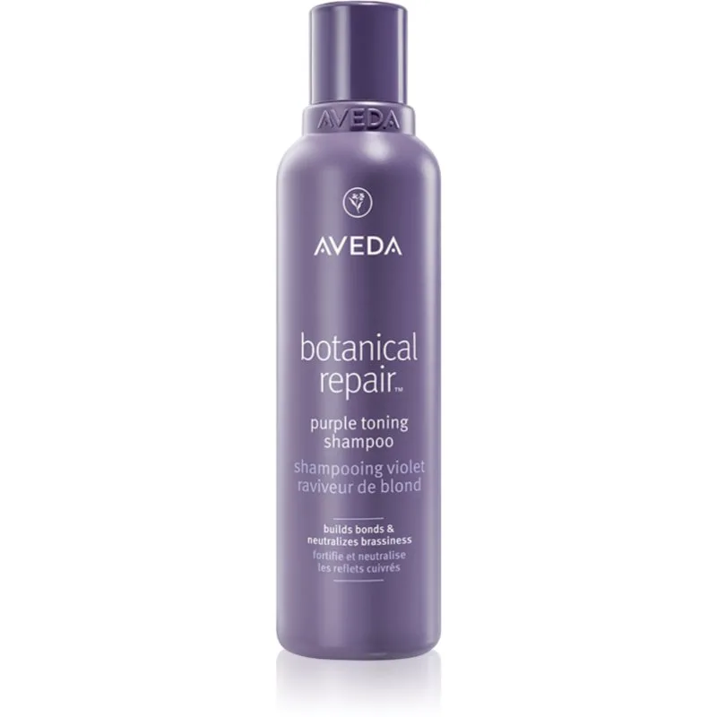 Aveda Botanical Repair™ Purple Toning Shampoo μωβ τονωτικό σαμπουάν για κατεστραμμένα μαλλιά 200 ml