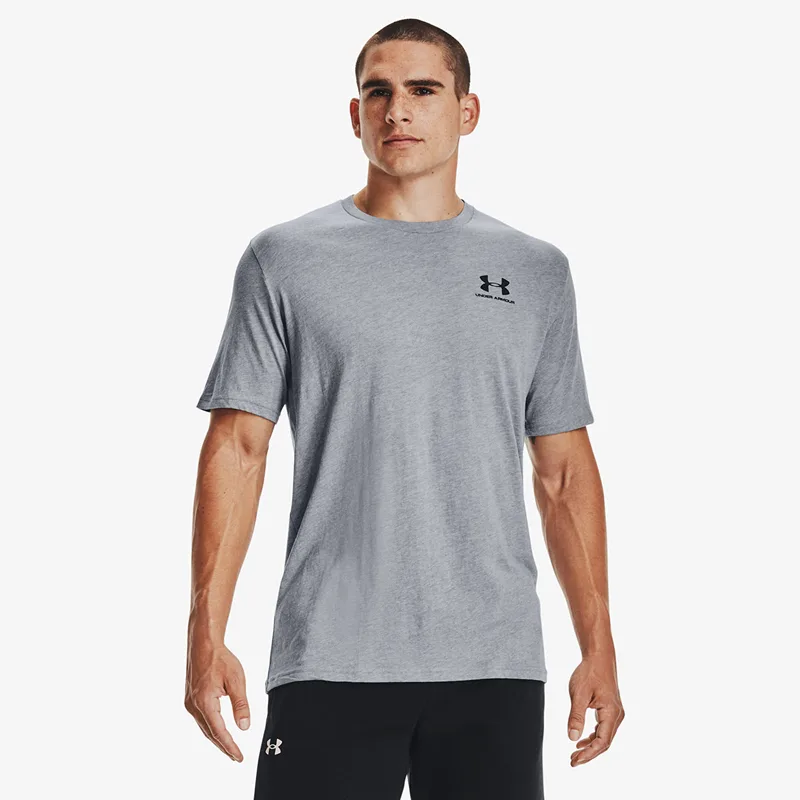 T-shirt Under Armour Sportstyle Left Chest Short Sleeve T-Shirt Gray XXL